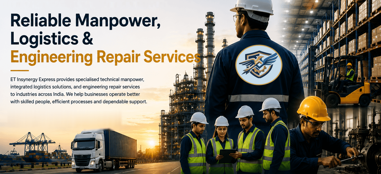 ET Insynergy Express Private Limited — Reliable Manpower, Logistics & Engineering Repair Services